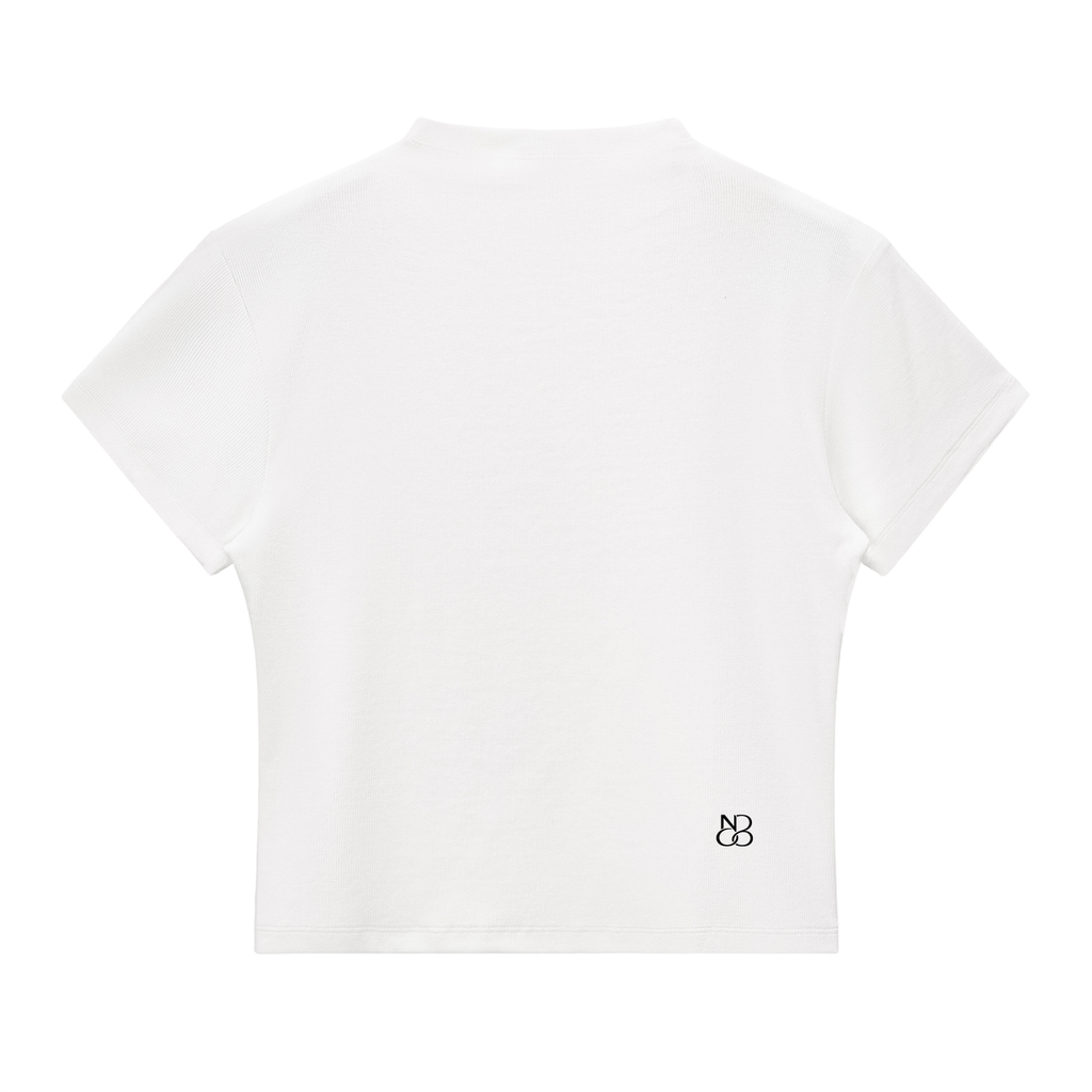 Essential Slim Fit Mock Neck T-Shirt