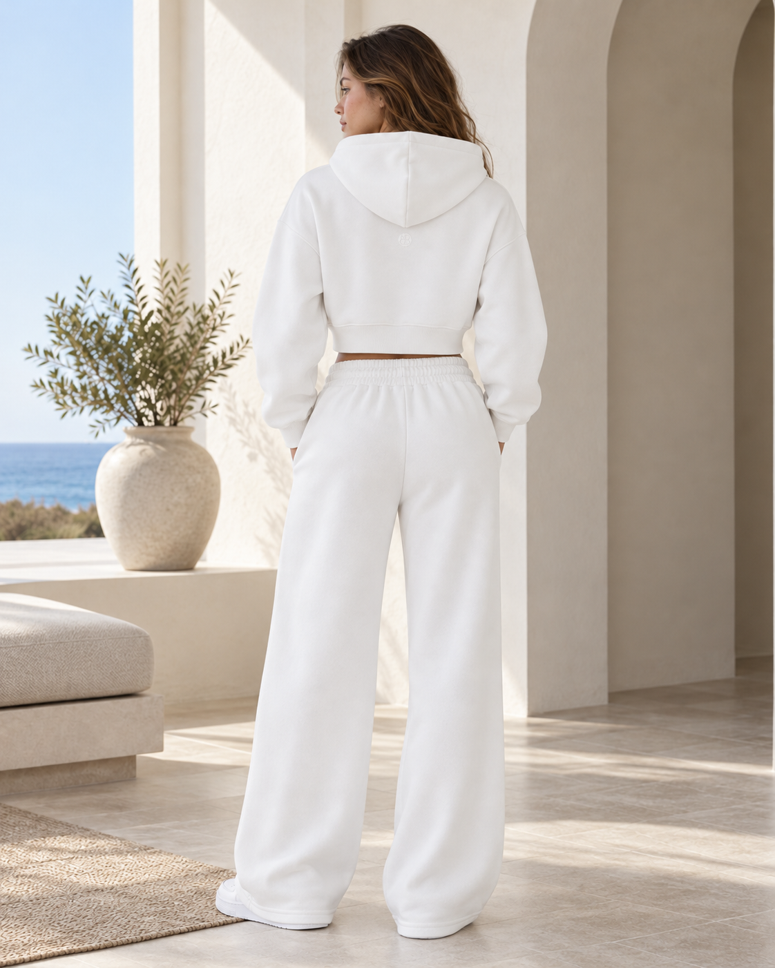 Studio Ease Cropped Hoodie