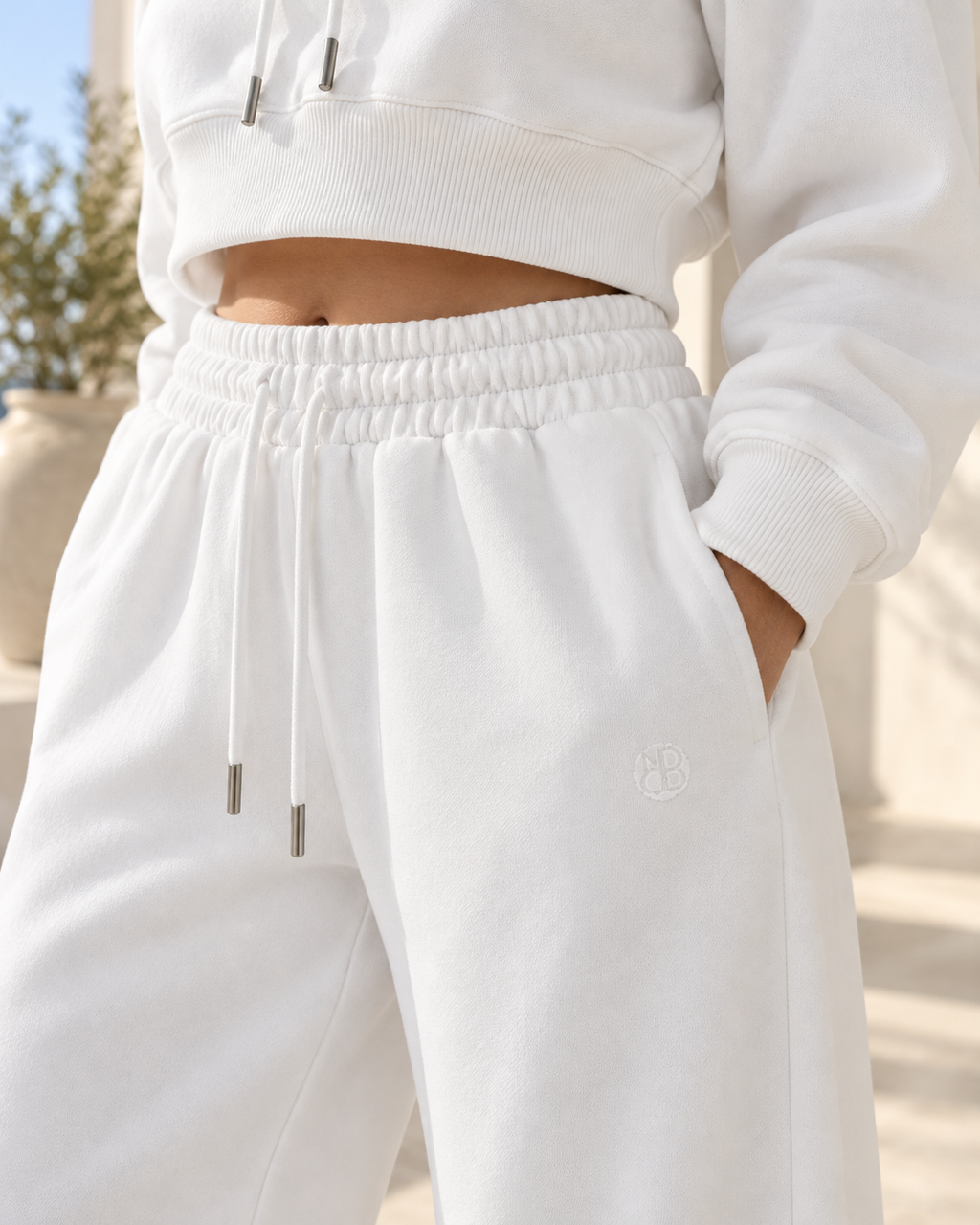 Studio Ease Cropped Hoodie