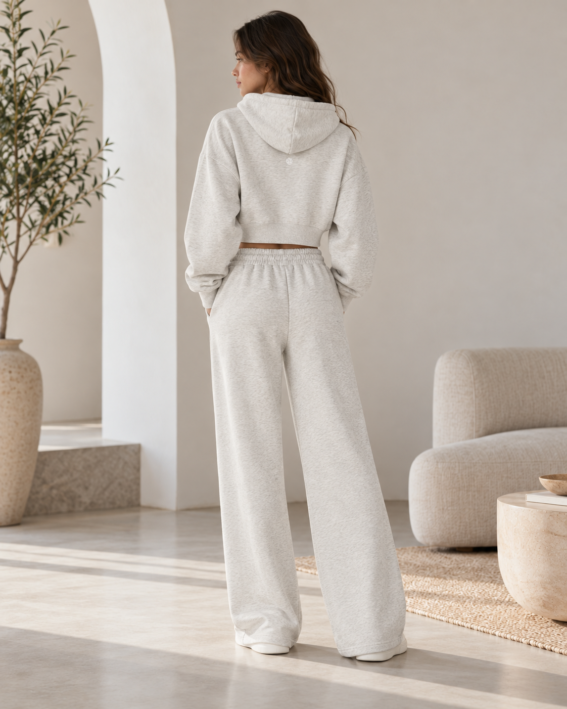 Studio Ease Cropped Hoodie