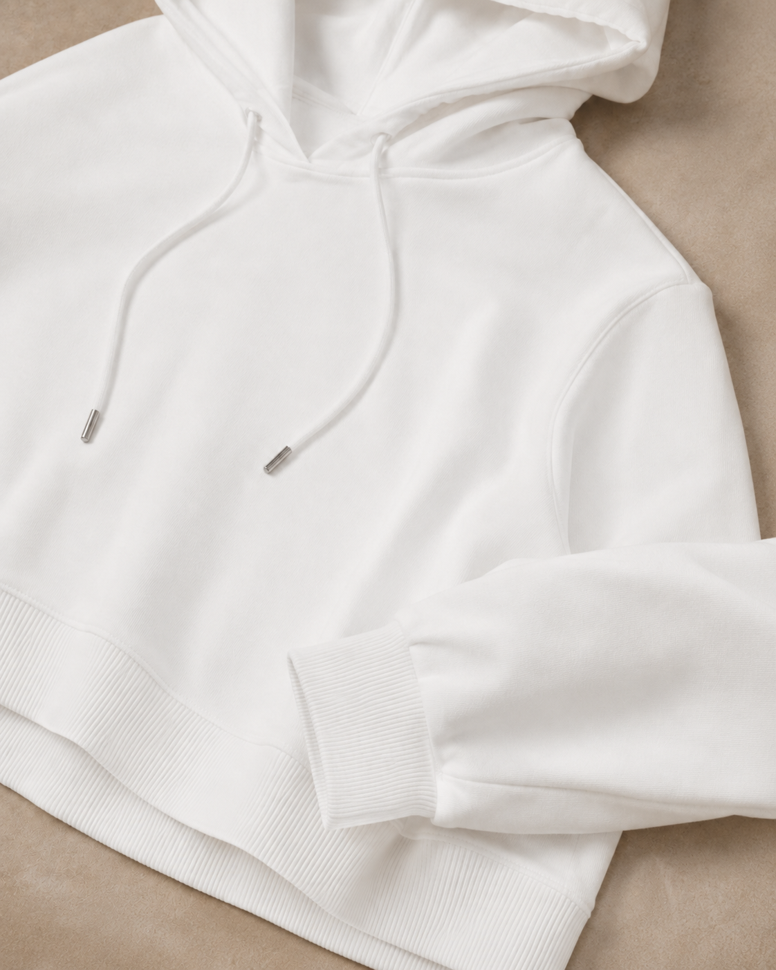 Studio Cropped Hoodie- Essential Tone