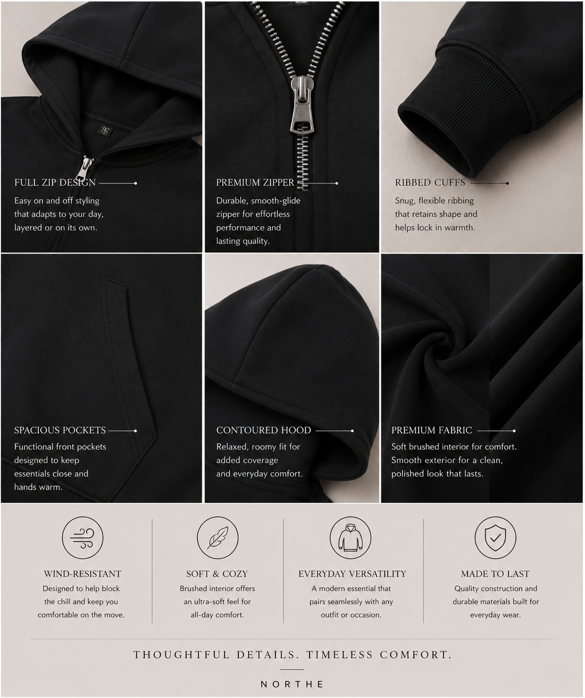Core Full Zip Hoodie