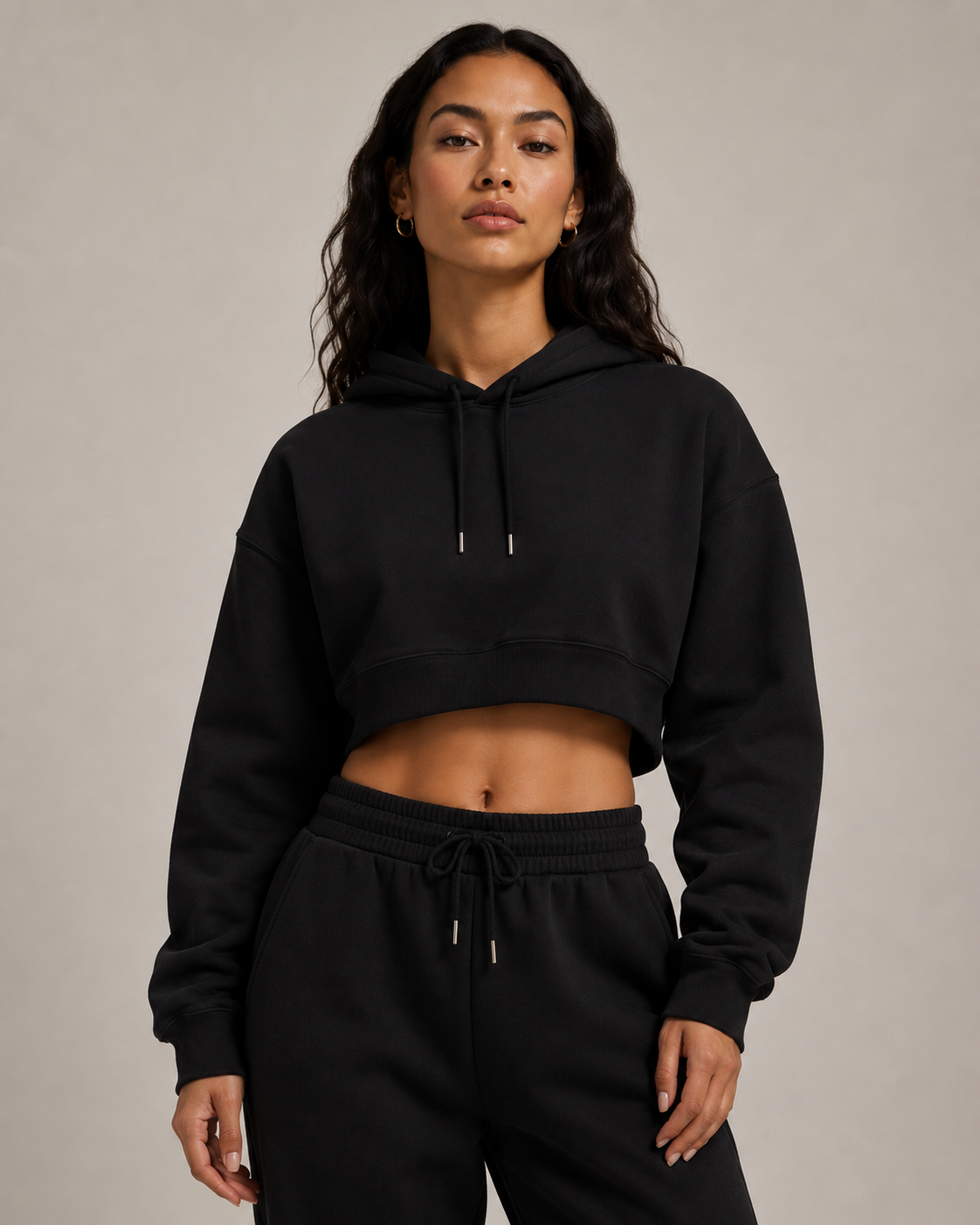 Studio Cropped Hoodie