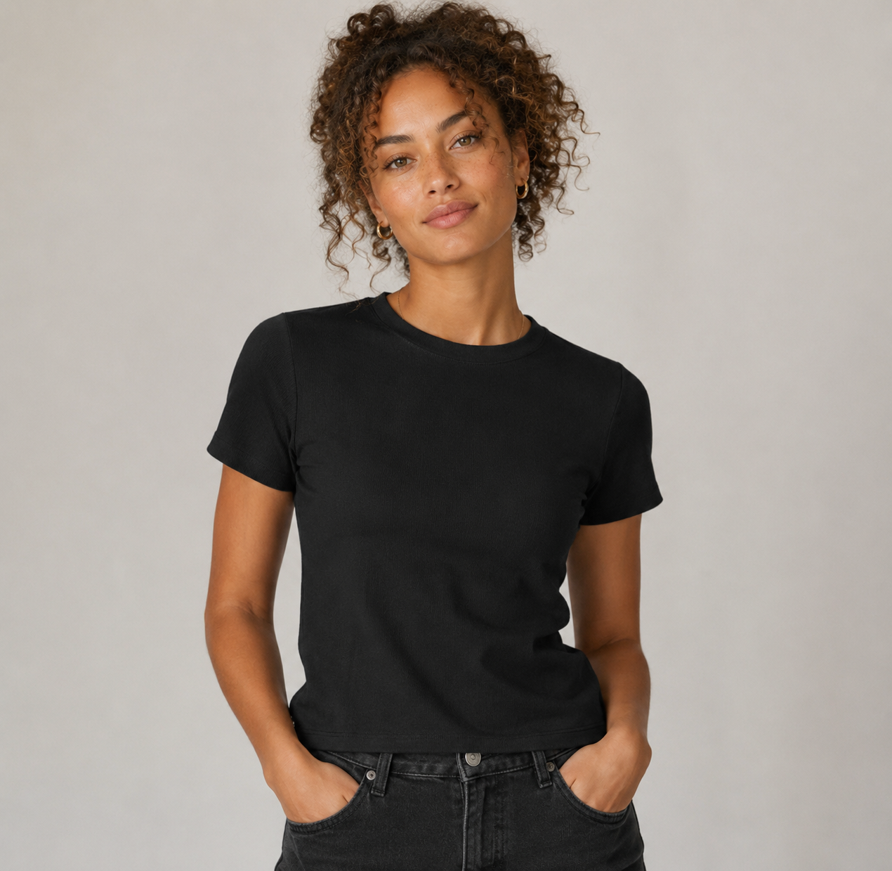 Foundation Mock Neck Tee