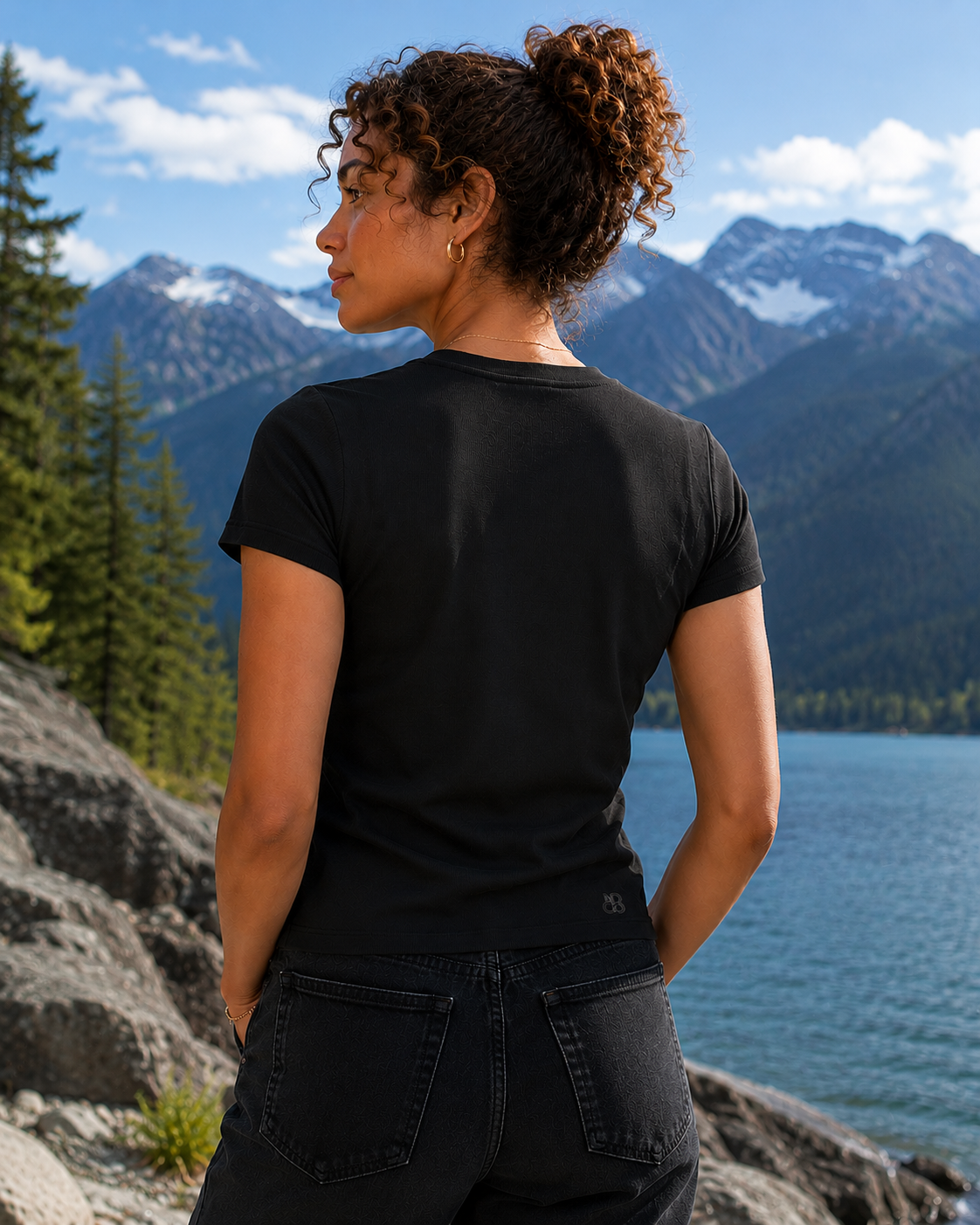 Foundation Mock Neck Tee